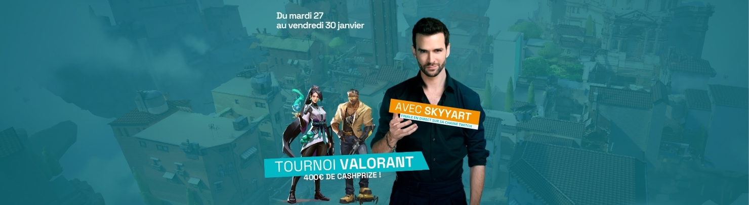 ECE x VALORANT – Un tournoi 5v5 inédit en partenariat avec Skyyart aura lieu du 27 au 30 janvier !