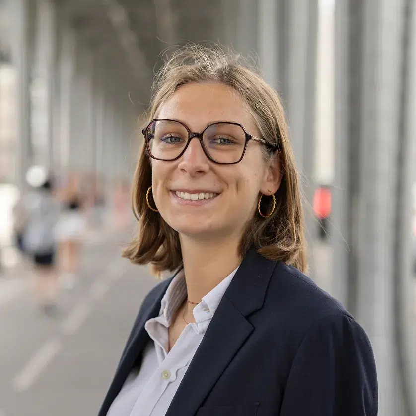 Smiling ECE student in professional attire