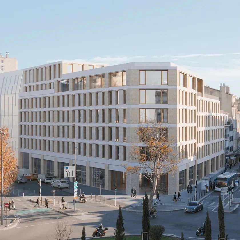 Exterior view of the ECE engineering school campus in Marseille