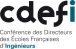 Logo du label CDEFI - Conférence des Directeurs des Écoles Françaises d’Ingénieurs