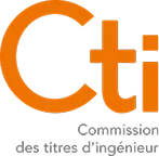 Logo du label CTI - Commission des titres d’ingénieur