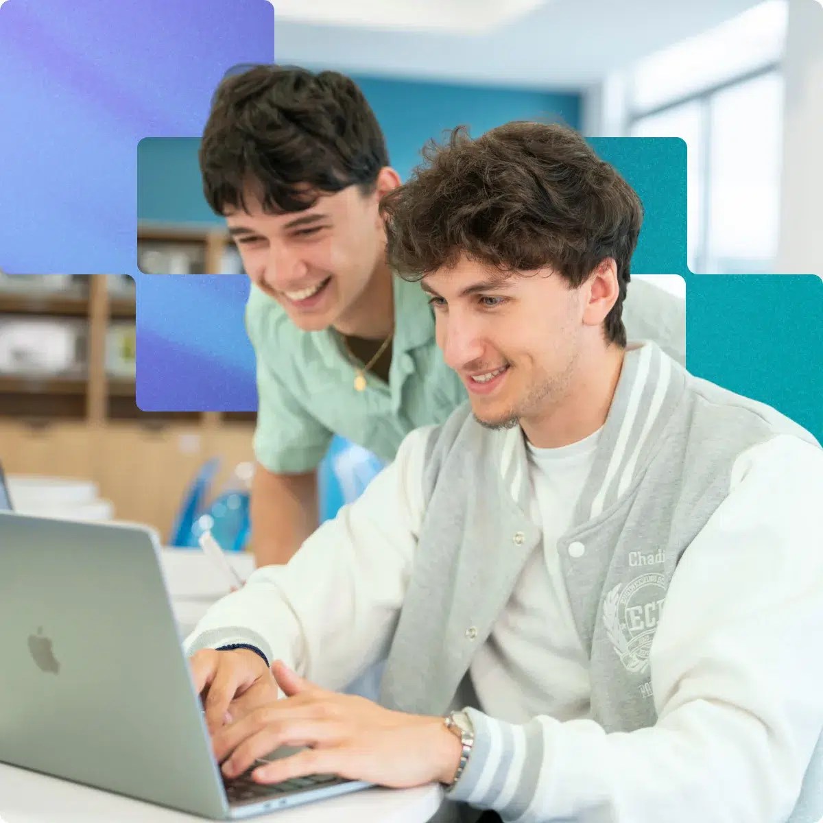 Étudiants du Programme Master of Science de l’école d’ingénieur ECE dans une salle de cour