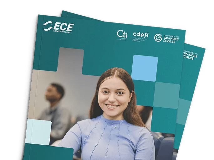 Visuel la première de couverture de la brochure de l’école d’ingénieur ECE